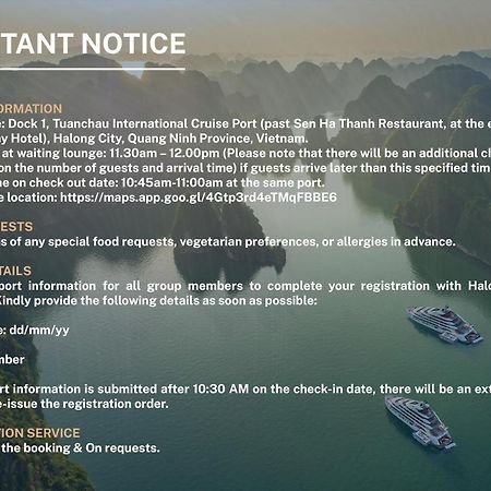 Grand Pioneers Halong Bay Cruise 1 Hotel Ha Long Eksteriør billede